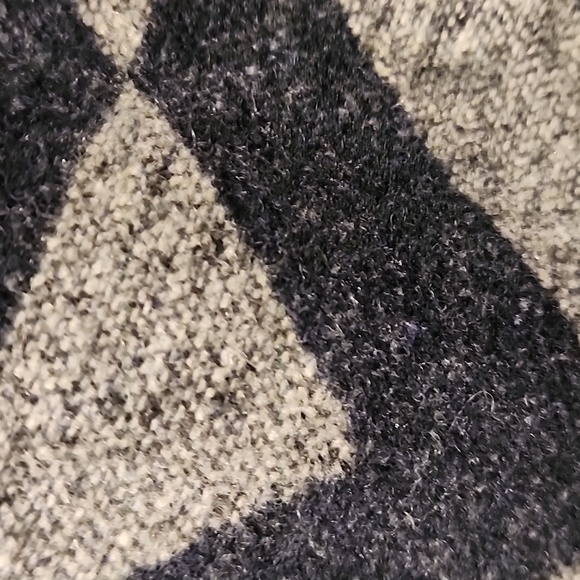 MOSSIMO SUPPLY CO blue and grey wool feeling jacket Large - Picture 3 of 11